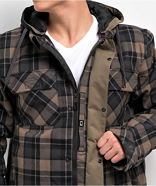 56454-686-woodland-brown-flannel-10k-snowboard-jacket-3.webp 686 Woodland Brown Flannel 10K Snowboard Jacket
