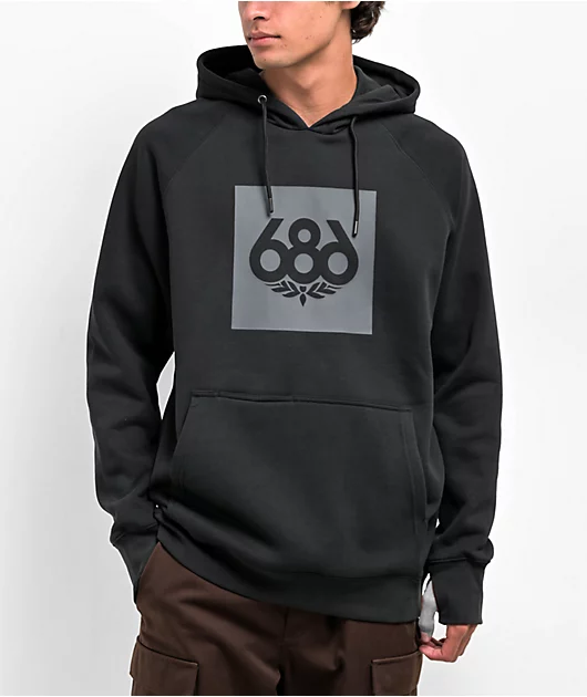 686 Knockout Black Hoodie