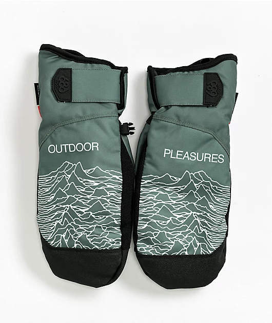686 Cypress Green 10K Snowboard Mittens
