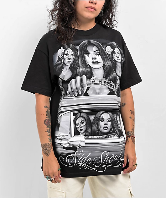 57281-dga-side-show-black-t-shirt-1.webp DGA Side Show Black T-Shirt