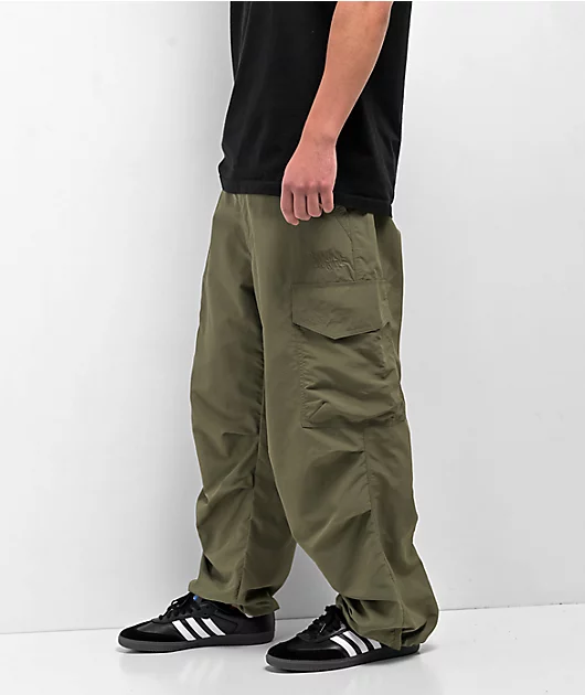 57496-empyre-canopy-olive-green-cargo-parachute-pants-3.webp Empyre Canopy Olive Green Cargo Parachute Pants