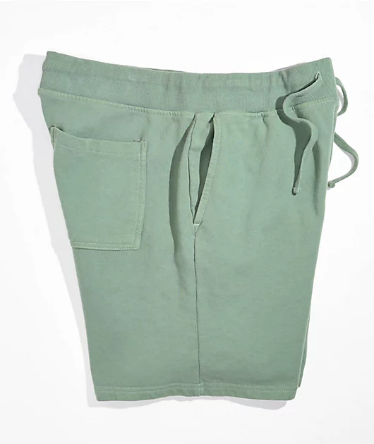 5789-zine-zone-light-green-sweat-shorts-4.webp Zine Zone Light Green Sweat Shorts