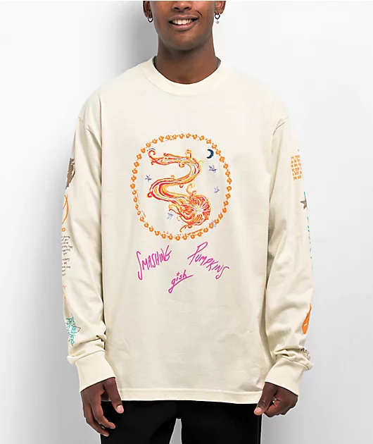 HUF x Smashing Pumpkins Crush Bone Long Sleeve T-Shirt