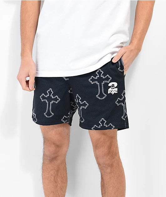 5813-primitive-x-tupac-black-mesh-shorts-1.webp Primitive x Tupac Black Mesh Shorts