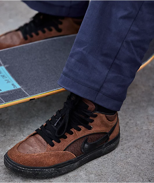 58270-nike-sb-react-leo-cacao-wow-black-skate-shoes-8.webp Nike SB React Leo Cacao Wow & Black Skate Shoes
