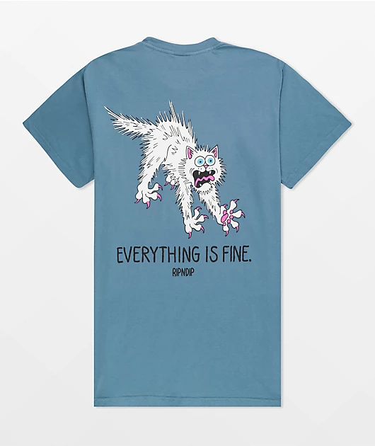 RIPNDIP Perfectly Calm Blue T-Shirt