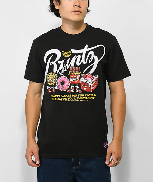 Runtz Happy Cakes Black T-Shirt