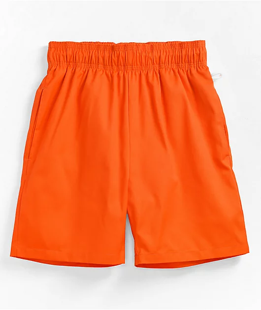 Cookman Solid Orange Shorts