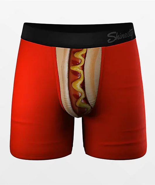 Shinesty Coney Island Hot Dog Ball Hammock Boxer Briefs