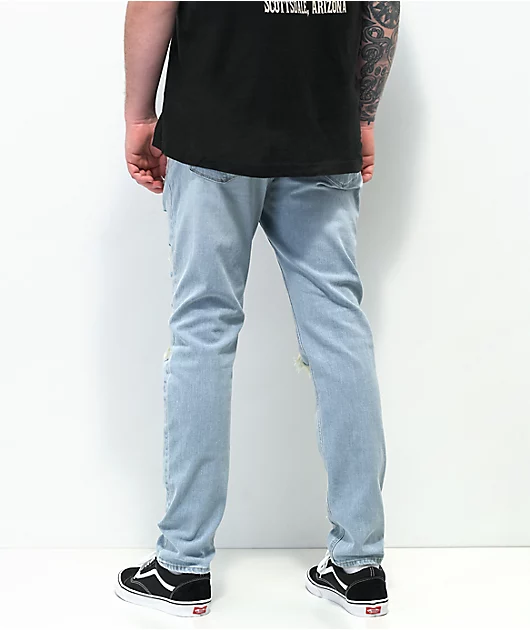 588-empyre-verge-sprint-blue-distressed-tapered-skinny-jeans-5.webp Empyre Verge Sprint Blue Distressed Tapered Skinny Jeans