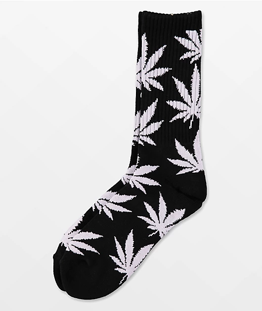 59708-huf-plantlife-black-white-crew-socks-1.webp HUF Plantlife Black & White Crew Socks