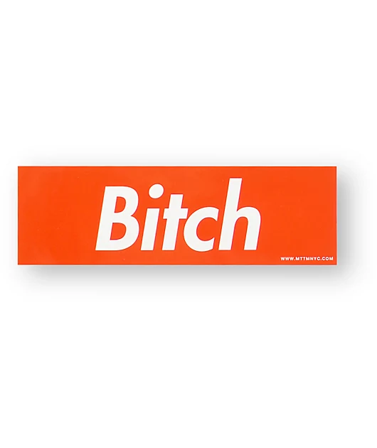 Married To The Mob Bitch In A Box Sticker