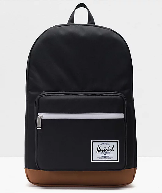 59813-herschel-supply-co.-pop-quiz-black-saddle-backpack-1.webp Herschel Supply Co. Pop Quiz Black & Saddle Backpack