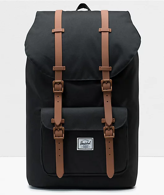 Herschel Little America Black & Saddle Backpack