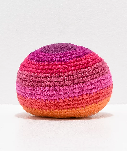 Guatemalart Gradient Crochet Hacky Sack