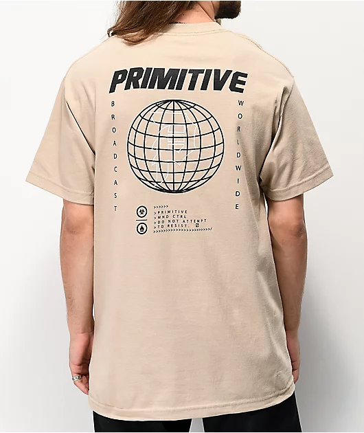 Primitive Global Sand T-Shirt