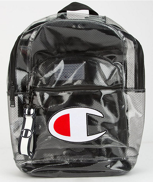 Champion Supercize Black & Clear Backpack
