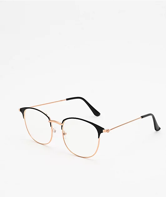 Club Round Clear Glasses