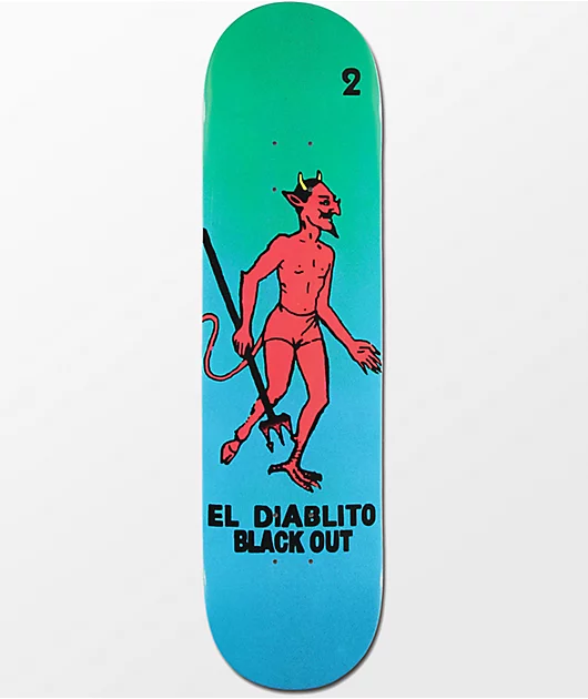 Blackout El Diablito 8.25\" Skateboard Deck