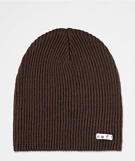 60061-neff-daily-dark-brown-beanie-1.webp Neff Daily Dark Brown Beanie