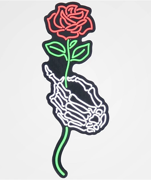 60087-nohours-skeleton-hand-rose-sticker-1.webp NoHours Skeleton Hand & Rose Sticker