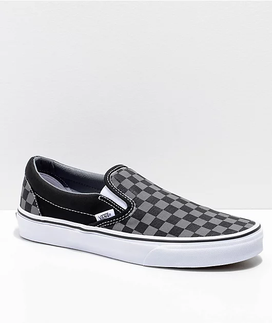 60237-vans-slip-on-black-pewter-checkered-skate-shoes-1.webp Vans Slip-On Black & Pewter Checkered Skate Shoes