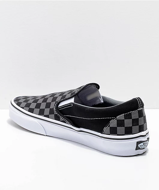 60237-vans-slip-on-black-pewter-checkered-skate-shoes-2.webp Vans Slip-On Black & Pewter Checkered Skate Shoes