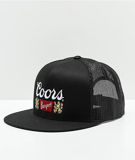 Brixton x Coors Primary II Black Trucker Hat