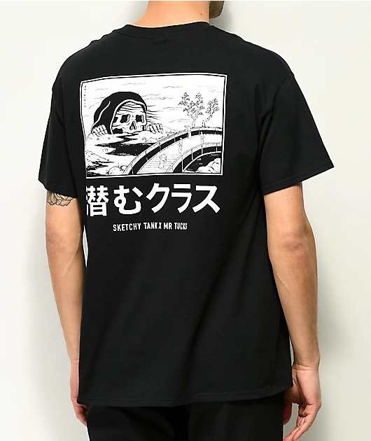 Lurking Class By Sketchy Tank x Mr. Tucks Lurking Class Black T-Shirt
