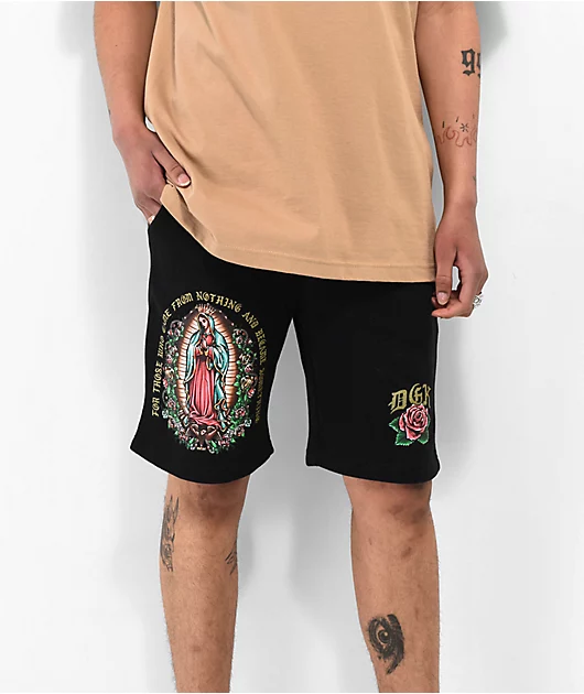 6040-dgk-guadalupe-black-sweat-shorts-2.webp DGK Guadalupe Black Sweat Shorts