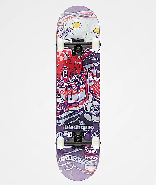 Birdhouse Lizzie Armanto Favorites 7.75\" Skateboard Complete