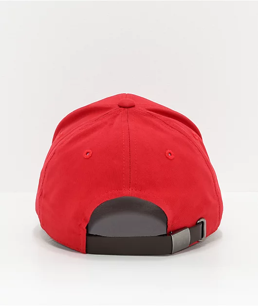 Champion Classic Twill Scarlet & Black Strapback Hat