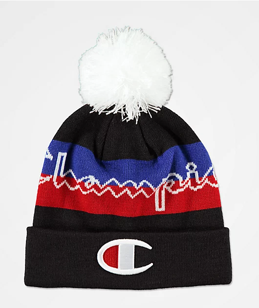 60532-champion-navy-scarlet-pom-beanie-1.webp Champion Navy & Scarlet Pom Beanie