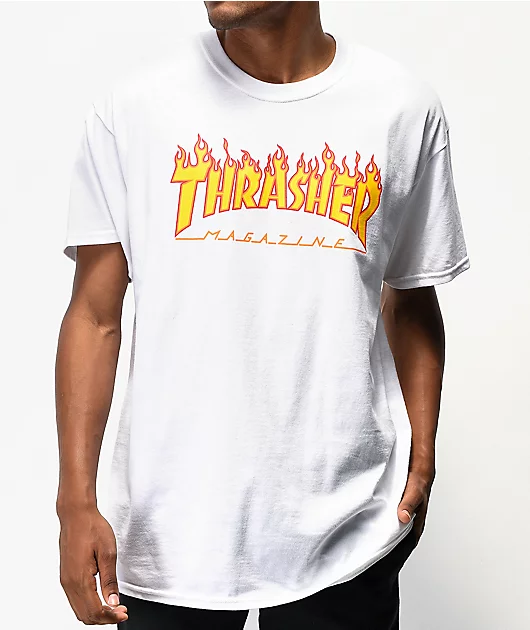 60618-thrasher-flame-logo-white-t-shirt-1.webp Thrasher Flame Logo White T-Shirt