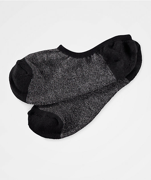 60639-zine-no-show-heather-black-socks-1.jpg Zine No Show Heather Black Socks