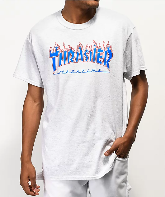 60648-thrasher-magazine-patriot-flame-ash-grey-t-shirt-1.webp Thrasher Magazine Patriot Flame Ash Grey T-Shirt