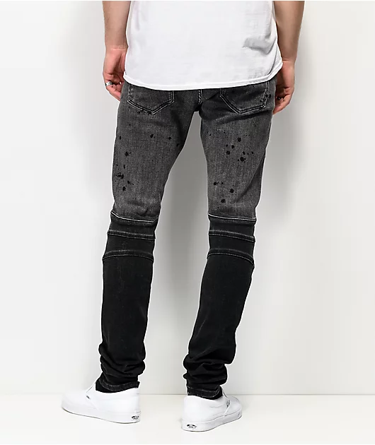 Crysp Denim Montana Black Dip Dye Denim Jeans