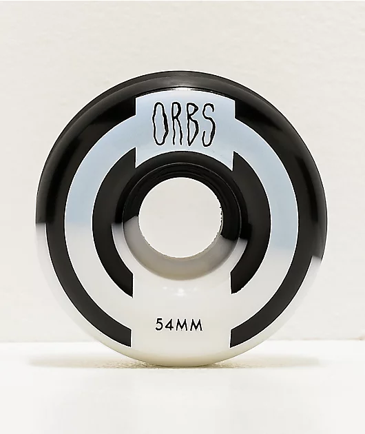 Orbs Apparitions Split 54mm 99a Black & White Skateboard Wheels