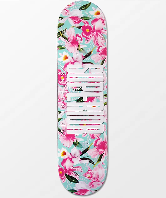 Superior Floral 8.0\"  Skateboard Deck
