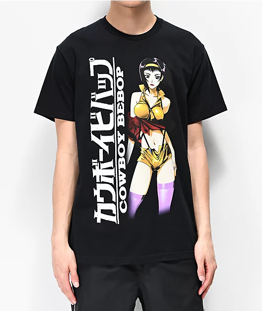 Cowboy Bebop Faye Black T-Shirt