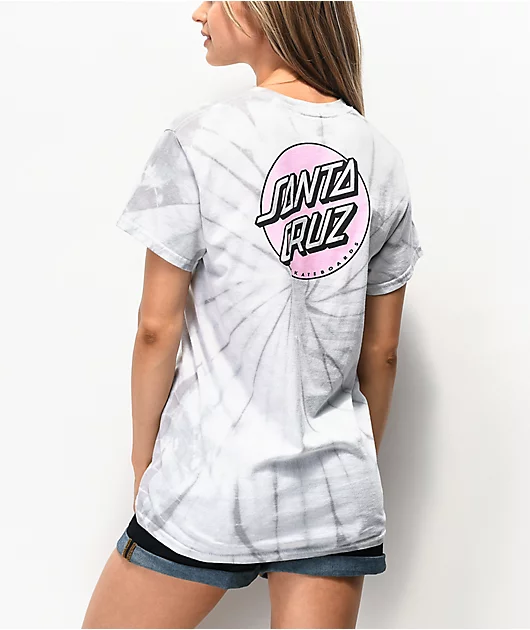 Santa Cruz Missing Dot Spider Tie Dye T-Shirt