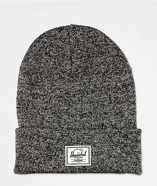 61254-herschel-supply-co.-elmer-heather-black-beanie-1.jpg Herschel Supply Co. Elmer Heather Black Beanie