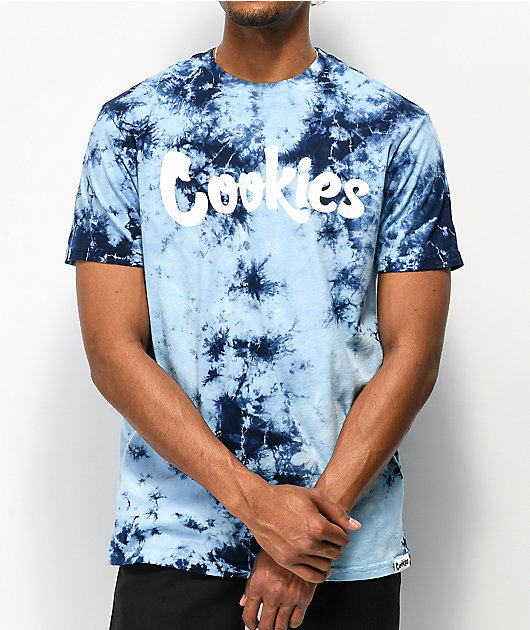 Cookies Blue Sky Navy & Light Blue Tie Dye T-Shirt