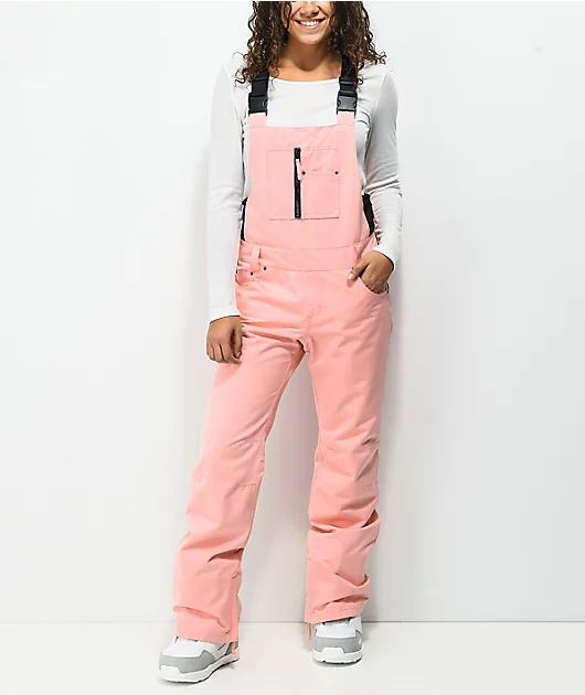 Aperture Adventure Pink Icing 10K Bib Snowboard Pants