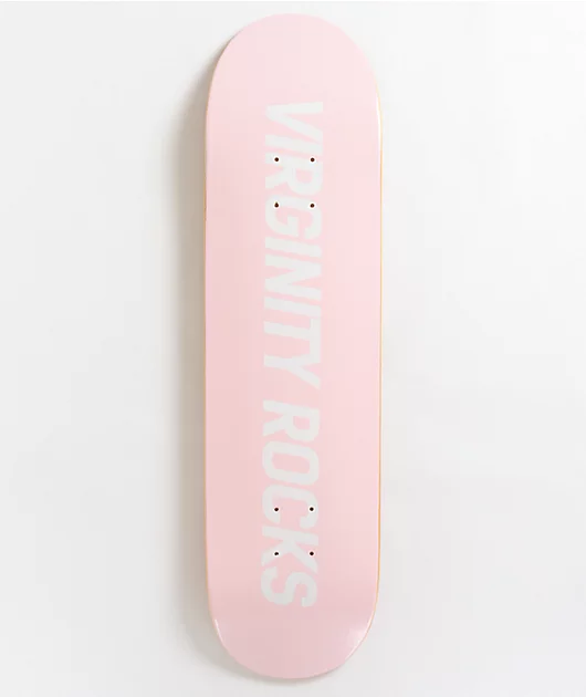 Danny Duncan Virginity Rocks Pink 8.25\" Skateboard Deck