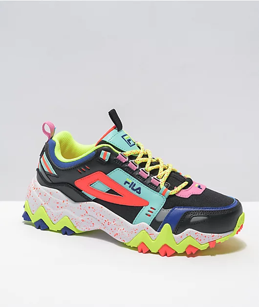 62014-fila-oakmont-trail-black-coral-blue-shoes-1.webp FILA Oakmont Trail Black, Coral & Blue Shoes