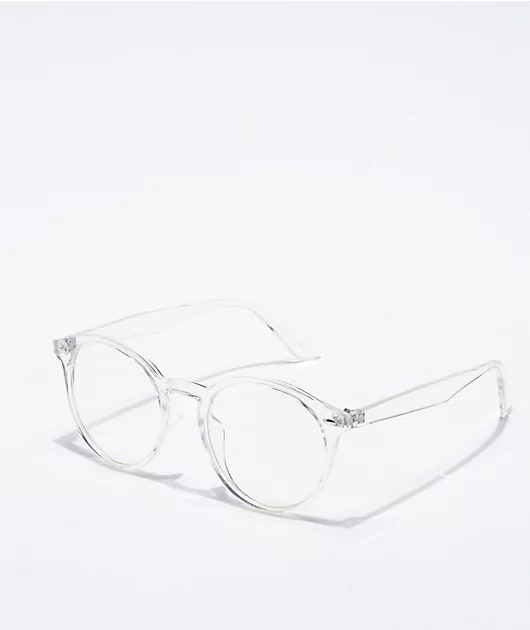 Blue Gem Crystal Clear Blue Light Glasses