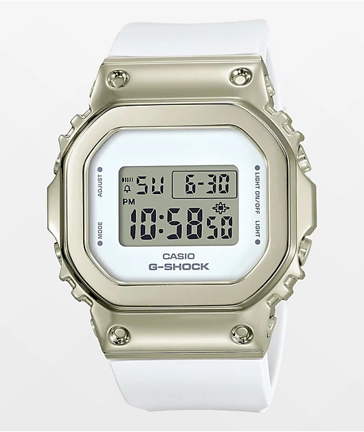 G-Shock GM-S5600G-7 White Gold Digital Watch