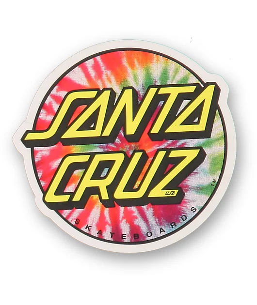 62252-santa-cruz-tie-dye-dot-vinyl-sticker-1.webp Santa Cruz Tie Dye Dot Vinyl Sticker