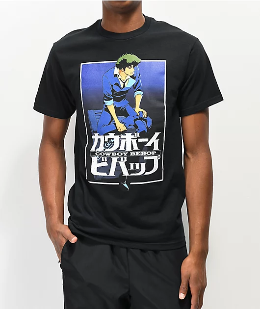 Cowboy Bebop Spike Black T-Shirt